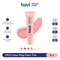 TAVI 3-in-1 Color Play Face Tint 9g (Tavi Cream Blush / Blush On Cair | Highlighter | Eyeshadow) - P