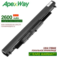 ApexWay 2600mAh HS03 HS04 HSTNN-PB6S PB6T LB6U LB6V Battery For HP 240 245 250 255 256 G4 Notebook 14 15 Pavilion 14-AC 14g-AD