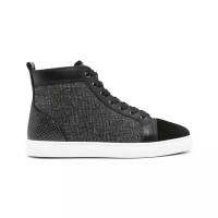 CHRISTIAN LOUBOUTIN [12.12 Dealcember] Louis Spikes High Top Sneakers Black