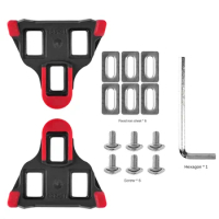 Road Bike Pedal Cleat SPD SL Bicycle Pedals Plate Clip Self-locking Plate Float Pedal Cleats Cycling Shoes Bicycle Accessories
