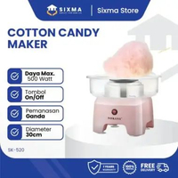 Mesin Pembuat Cotton Candy Permen Kapas Harum Manis Rambut Nenek Sixma SK-520