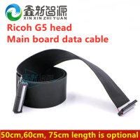 UV flatbed Printer Ricoh G5 print head data Cable 50Pins for Flora Docan UV Printer Ricoh G5 head motherboard data cable 40 P