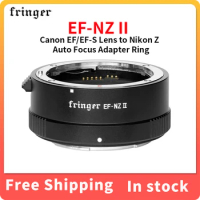 Fringer EF-NZ II Canon EF/EF-S Lens to Nikon Z Auto Focus Adapter Ring for Nikon Z6II Z7II Z7 Z6 Z5 Z50 ZFC Z9 Z8 Cameras
