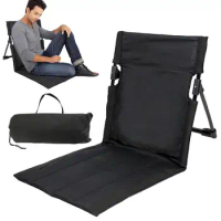 Portable Stadium Seat Cushion Foldable Camping Chair Outdoor Stadium Seat For Bleachers With Wide Padded Cushion Stadium Chair