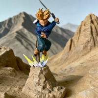 Dragon Ball Z Trunks Anime Figure, 28 cm/9.84 inches, Collectible Model, PVC Action Figure, Toy for 