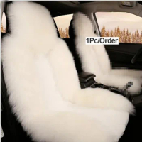 Keep warm car seat cover wool шерсть Sheepskin For peugeot All Models 205 307 206 308 407 207 406 408 301 607 3008 4008 auto
