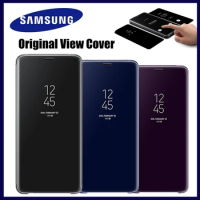 Original Samsung Smart View Flip Mirror Case For Galaxy S8/S9/S10 Plus/Note8/note9 Phone LED Cover S-View Cases