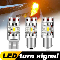 2Pcs PY21W LED Canbus P21W LED 1156 7440 LED Bulb No Hyperflash No Error Turn Signal Car Lights Lamp For BMW Audi Toyota Honda