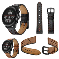 Genuine leather For AMAZFIT Stratos 2s 3 Pace Smart watch strap bracelet for huami amazfit GTR 47mm straps bands belt