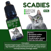 Anti scabies obat jamur kucing obat luka koreng kucing obat scabies kucing 15ml