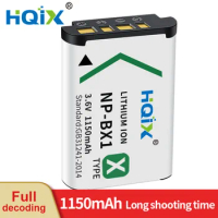 HQIX for Sony ZV-1Ⅱ DSC-H400 RX100 VI RX100 VII HX50 HX90 HX30 WX350 WX500 HX60 HX400 WX500 HX99 Camera NP-BX1 Charger Battery