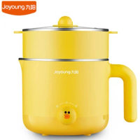 Joyoung Mini Electric Cooker Household 220V Multi Cooker 1.5L Portable Hot Pot Rice Noodles Cooking Pot Kitchen Appliances