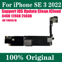 Motherboard For iPhone SE 3 2022 Clean iCloud 64GB Mainboard With System 256GB Logic Board 128GB Full Function Support Update