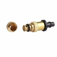 VanKood Nozzle Sprinkler Water Mist 1 Hole - Semburan Air Kabut, Tanaman Segar, Kuningan Tahan Karat