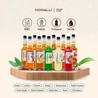 Syrup Monalli 750ml All Variant | Butterscotch | Caramel | Green Apple | Lychee | Mango | Mojito | P