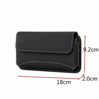 for Xiaomi Redmi Note 9 Pro Note 8T Mi 9T Men's Oxford Fabric Waist Bag Belt Clip Fanny Pack Case Phone Bag for Xiaomi Mi Max 3