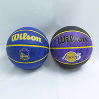 WILSON 維爾遜 WTB1500- NBA 隊徽系列 七號籃球 橡膠籃球 湖人/勇士【iSport愛運動】
