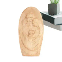 Jesus Mary Joseph Statue Tabletop Holy Family Figurine Portable Decoration For Prayer Room Realistic Sculptures For Bedroom