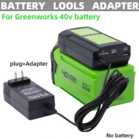 For Greenworks Adapter Battery Charger 40V Lithium -ion Battery Electric Charger With USB C Type