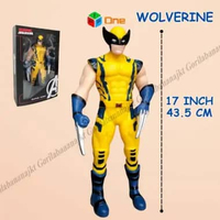 Action Figure Wolverine Super Hero Marvel X-Men Mainan Patung Pajangan