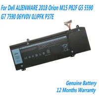 NEW 1F22N XRGXX Laptop Battery For Dell ALIENWARE 2018 orion M15 M17 R1 P82F P40E P79F P37E Inspiron G5 5590 G7 7590 7790