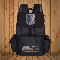 Tas ransel FLIP AOT attack on titan Sekolah Backpack pria Wanita