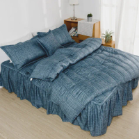 【絲薇諾】MIT精梳棉 五件式床罩組(加大6尺)