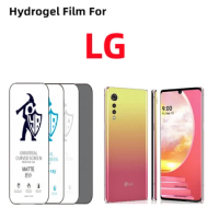 2pcs HD Hydrogel Film For LG Velvet 5G Matte Screen Protector For LG V20 V30 V40 V50 V60 ThinQ Q60 W41pro Stylo6 Eye Care Film