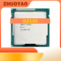 PENTIUM G2120 G 2120 3.1GHz CPU 3M LGA1155 55W desktop Dual-Core Free shipping