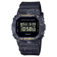 G-SHOCK 電子錶 樹脂錶帶 墨黑色 防水 200 米 運動 休閒(DW-5600WS-1)