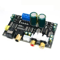 DLHiFi Optical coaxial audio decoder CS8416 CS4398 24BIT192KHz SPDIF Optical fiber DAC decode board For HiFi amplifier