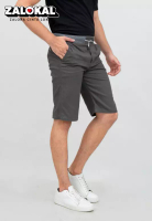 House of Cuff Celana chino pendek cino slim fit PINGGANG KARET Abu abu houseofcuff
