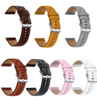 20mm Leather Smart Watch Band For Amazfit GTS 3/Bip S Straps Wristband Bracelet for Xiaomi Huami Amazfit GTS GTS2 Mini GTR 42mm
