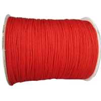 1.5mm Red Nylon Cord+DIY Jewelry Rattail Stain Braid Cord Macrame Rope Bracelet Beading String Accessories 200m/Roll