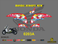 Striping Stiker List Striping Variasi honda scoopy 2017-2020