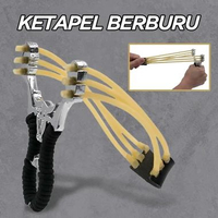 Ketapel Berburu Powerful Outdoor Slingshot Hitam