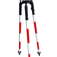 Aluminum Bipod With Thumb Release Clamp For Prism Pole Leveling Rod Survey