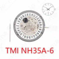 Seiko Japan imports NH35A-6 New Watch movement Premium Mechanical NH35 White Date wheel 24 Jewels Automatic Self-winding