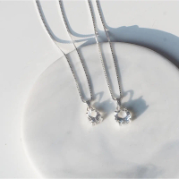Dây chuyền bạc 925 đá trắng tự nhiên An Gem