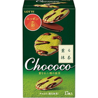 日本LOTTE CHOCOCO抹茶餅(17枚) [大買家]