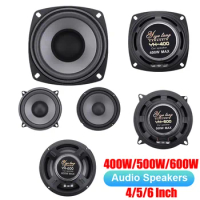 4/5/6 Inch Car Speakers 400W/500W/600W Car HiFi Coaxial Speaker Full Range Frequency Universal Car Audio Music Subwoofer Stereo
