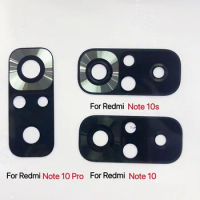 2Pcs/Lot Rear Back Camera Glass Lens For Xiaomi Redmi Note 10 /10s / 10 Pro / Note 10 5G With Adhesive Sticker