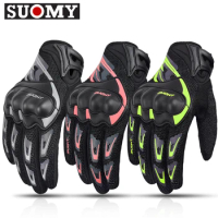 Suomy Motorcycle Gloves Men Women Summer Motorbike Racing Gloves Touch Screen Breathable Motocross Moto Biker Cycling Gloves