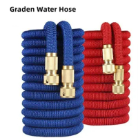 Home Garden Water Hose Expandable Hose Garden Watering Pipe Double Latex High Pressure Flexible Wate