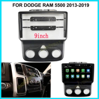 9 inch 2din Car Radio Fascia Panel for Dodge RAM 5500 2012-2018 Android Radio Dashboard Kit Face Plate Fascia Frame