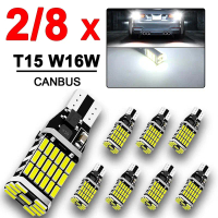 หลอดไฟ LED, CANBUS 900LM, T15 W16W 921, สำหรับย้อนกลับจอดรถสำรองไฟ, 8/4/2 ชิ้น, 12V หรือ 24V, 4014-4