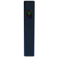 5-In-1 Salinity Digital Tester,Rechargeable Multifunctional High Accuracy Water Temperature ℃/℉/PH/Salinity/TDS/EC Meter Black