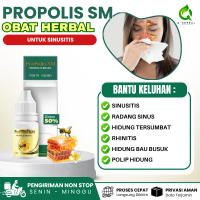 Propolis SM Obat Sinusitis Radang-Sinus Pilek Menahun Hidung Tersumbat Hidung Berair Mimisan Alergi 