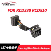 Multifunction Steering Wheel Button Control Simulator Adapter RCD330 RCD510 For VW Golf 5 6 Jetta MK5 Touran Caddy Passat B6