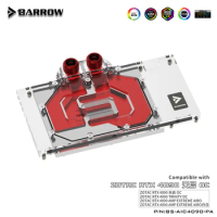 Barrow GPU Water Block For ZOTAC RTX 4090 AMP Extreme AIRO / TRINITY OC Graphics Card Cooler With Backplate,BS-AIC4090-PA